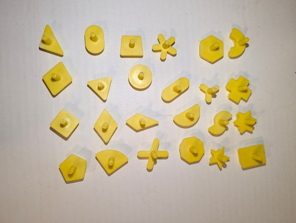 Complete Set Vintage 1975 Perfection Game Pieces Lakeside